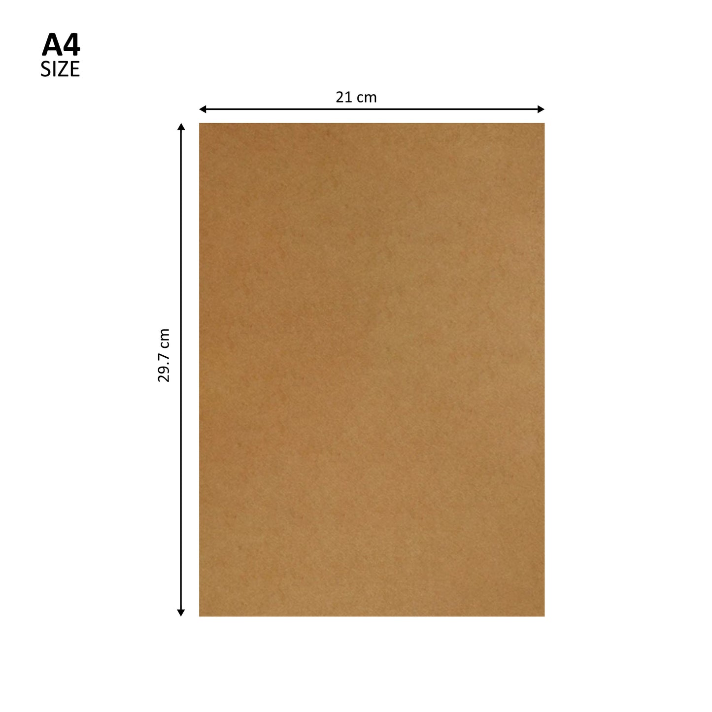 A4 Millboard Kraft Paper Sheets