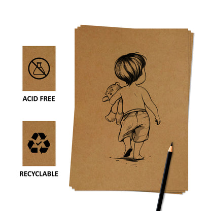 A4 Millboard Kraft Paper Sheets
