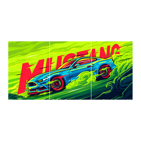 Ford Mustang Series Car Wall Posters