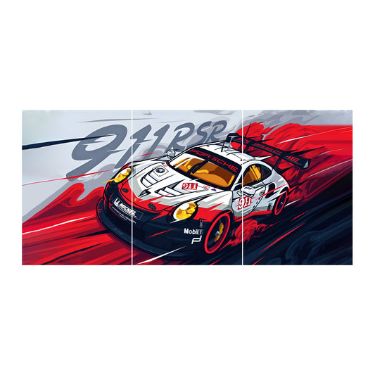 Porsche 911 RSR Car Wall Posters