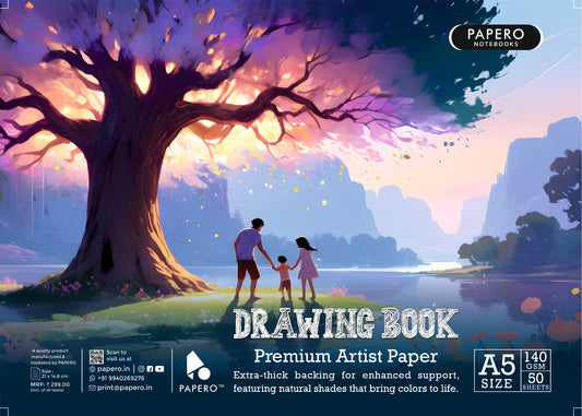 A5 Sketch Book – 140 GSM (The King)
