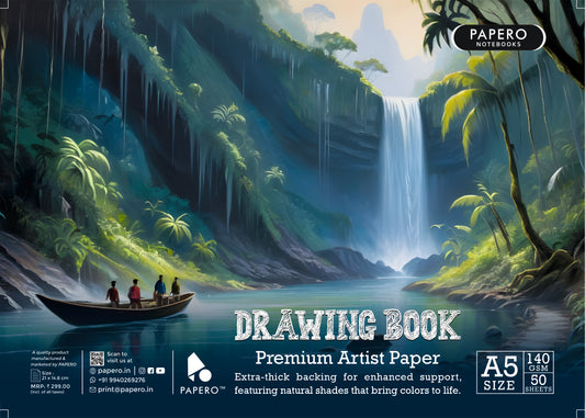 A5 Sketch Book – 140 GSM (Jungle Boat)