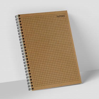 A5 Square Grid Notebook | 100 Pages | (Plain Square)