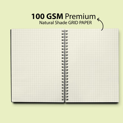 A5 Square Grid Notebook | 100 Pages | (Every Square Matters)
