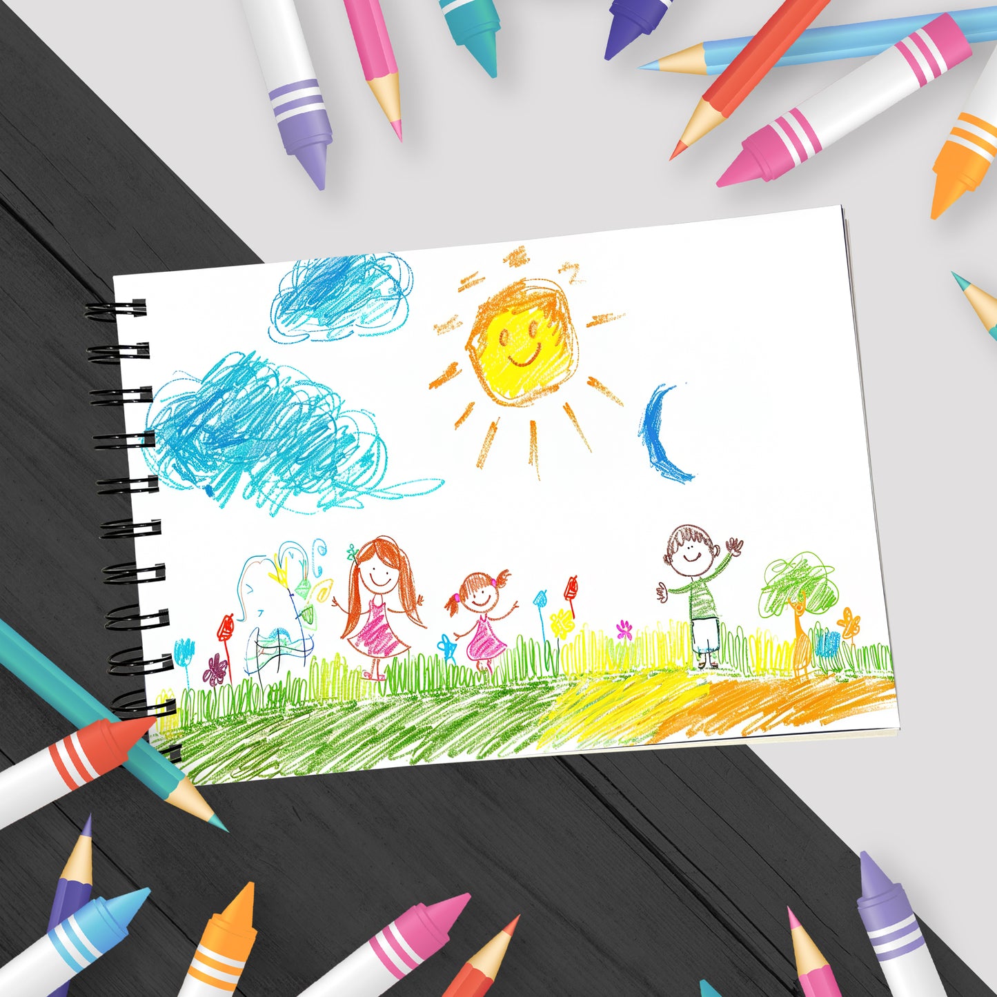 A5 Sketch/Drawing Book – 140 GSM | King & Peacock | Pack of 2