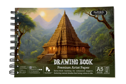 A5 Sketch | Drawing Book | Temple & Lost in Art | Pack of 2