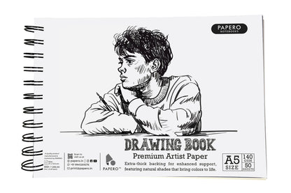 A5 Sketch | Drawing Book | Temple & Lost in Art | Pack of 2