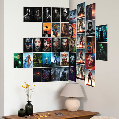 DC Series Wall Collage Kit | Set of 40 (A6 Size Posters)