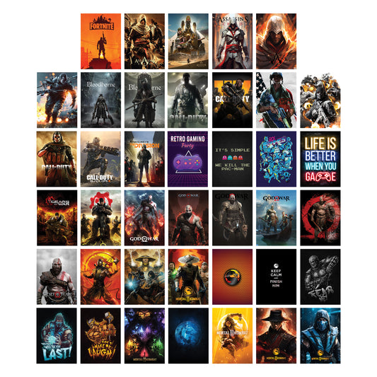 Retro Gaming | A6 Game Series Wall Collage Kit
