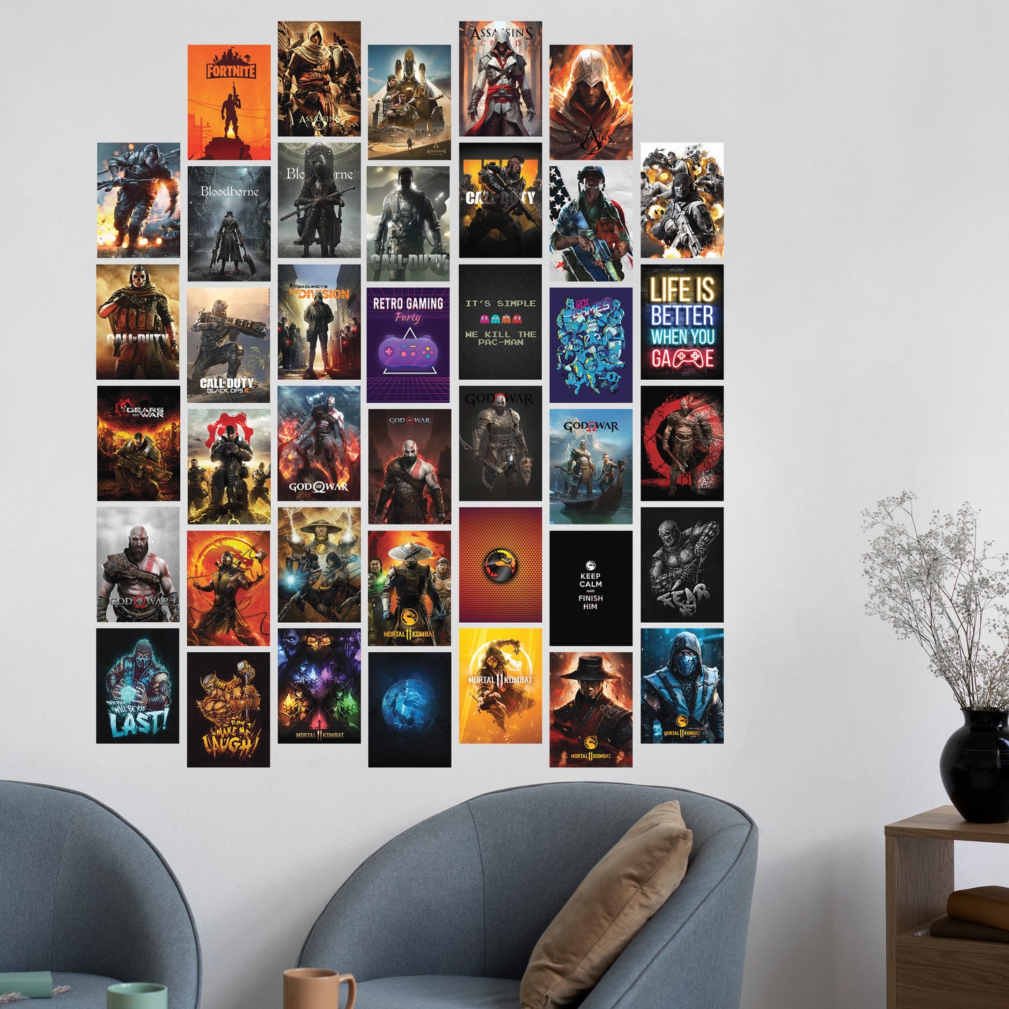 Retro Gaming | A6 Game Series Wall Collage Kit