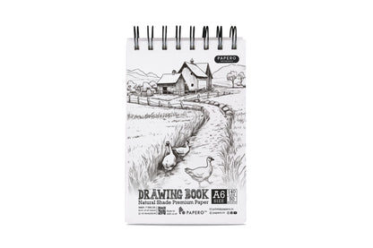 A6 Sketch | Drawing Book | Black & White | Pack of 3
