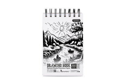 A6 Sketch | Drawing Book | Black & White | Pack of 3