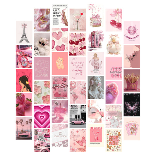 Aesthetic Pink Wall Posters