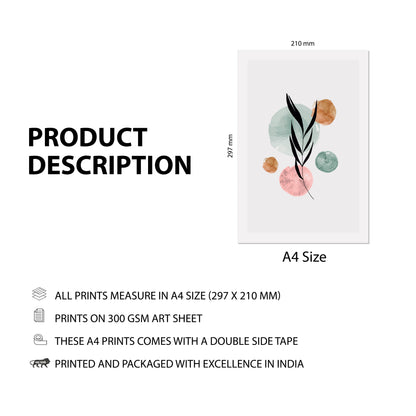 Abstract Plants Wall Posters