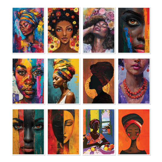 Absract Womens Wall Posters
