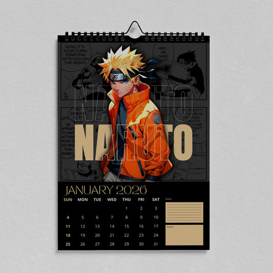 2026 Anime Wall Calendar