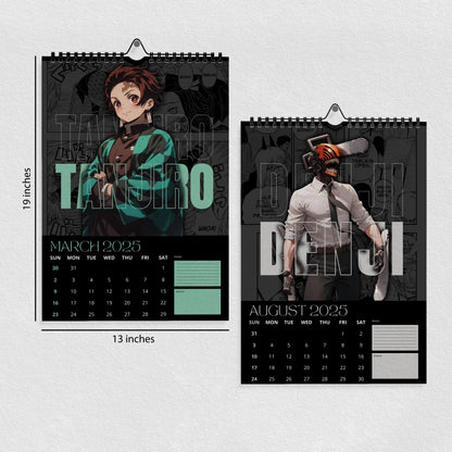 Anime Wall Calendar