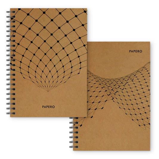 A5 Dot Grid Notebook | A5 Dot Grid Notebook | 100 Pages | DOT Design 2 | Pack of 2