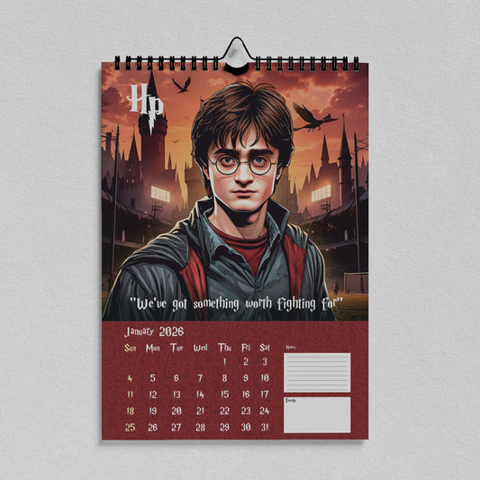 2026 Harry Potter Wall Calendar
