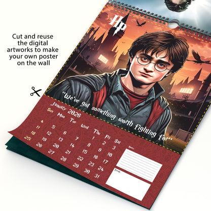 2026 Harry Potter Wall Calendar
