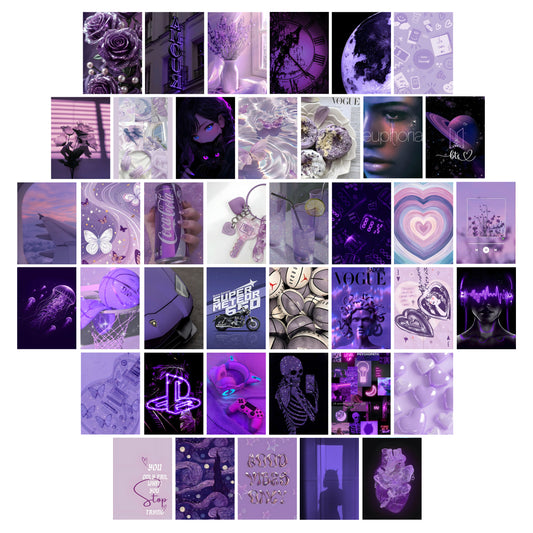 Aesthetic Purple Wall Posters