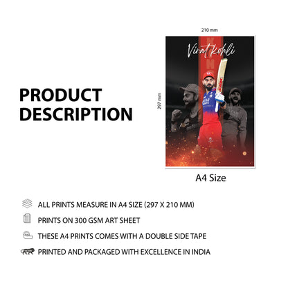 Virat Kohli Wall Posters
