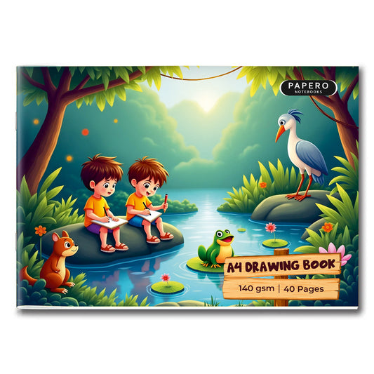 A4 Drawing Book for Kids | Jungle Theme