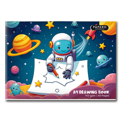 A4 Drawing Book for Kids | Space Theme