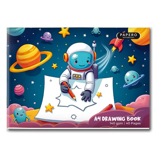 A4 Drawing Book for Kids | Space Theme