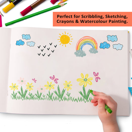 A4 Drawing Book for Kids | Jungle Theme