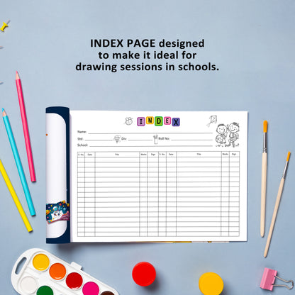 A4 Drawing Book for Kids | Space Theme